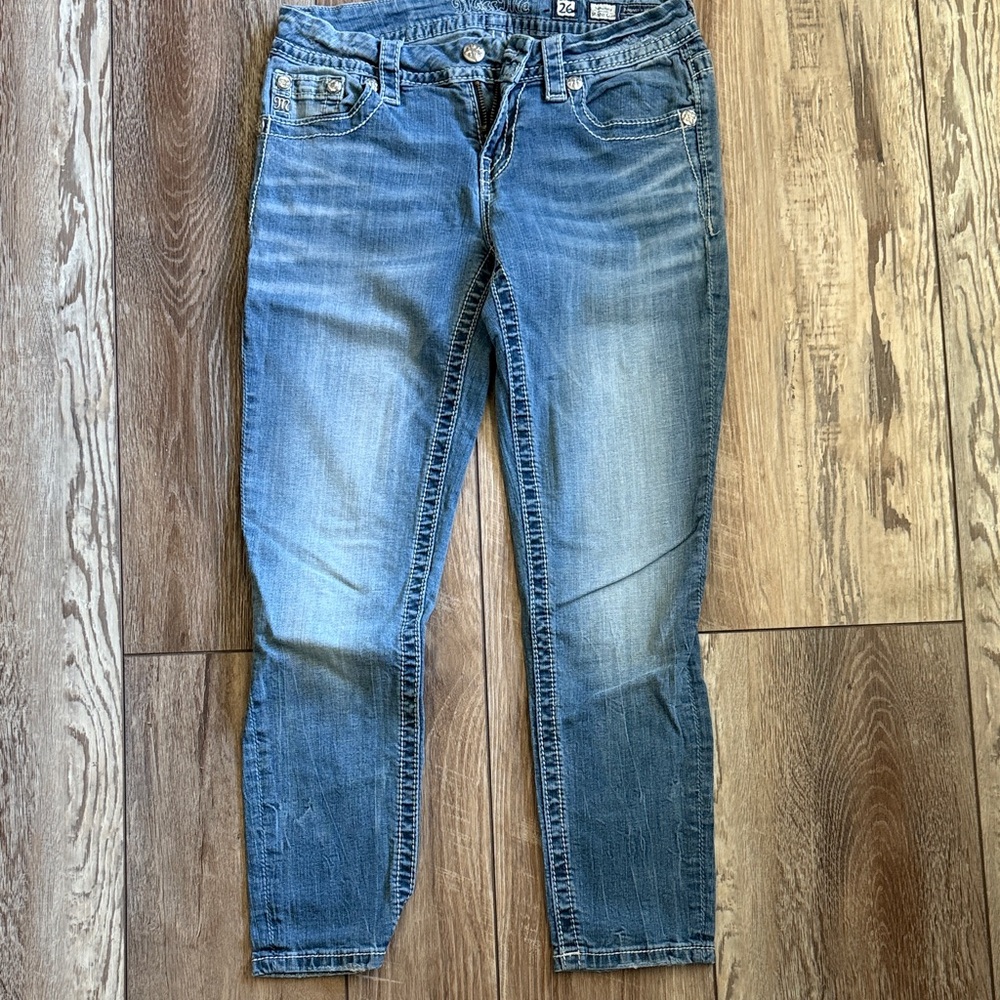 Miss Me Women's Blue Skinny Jeans